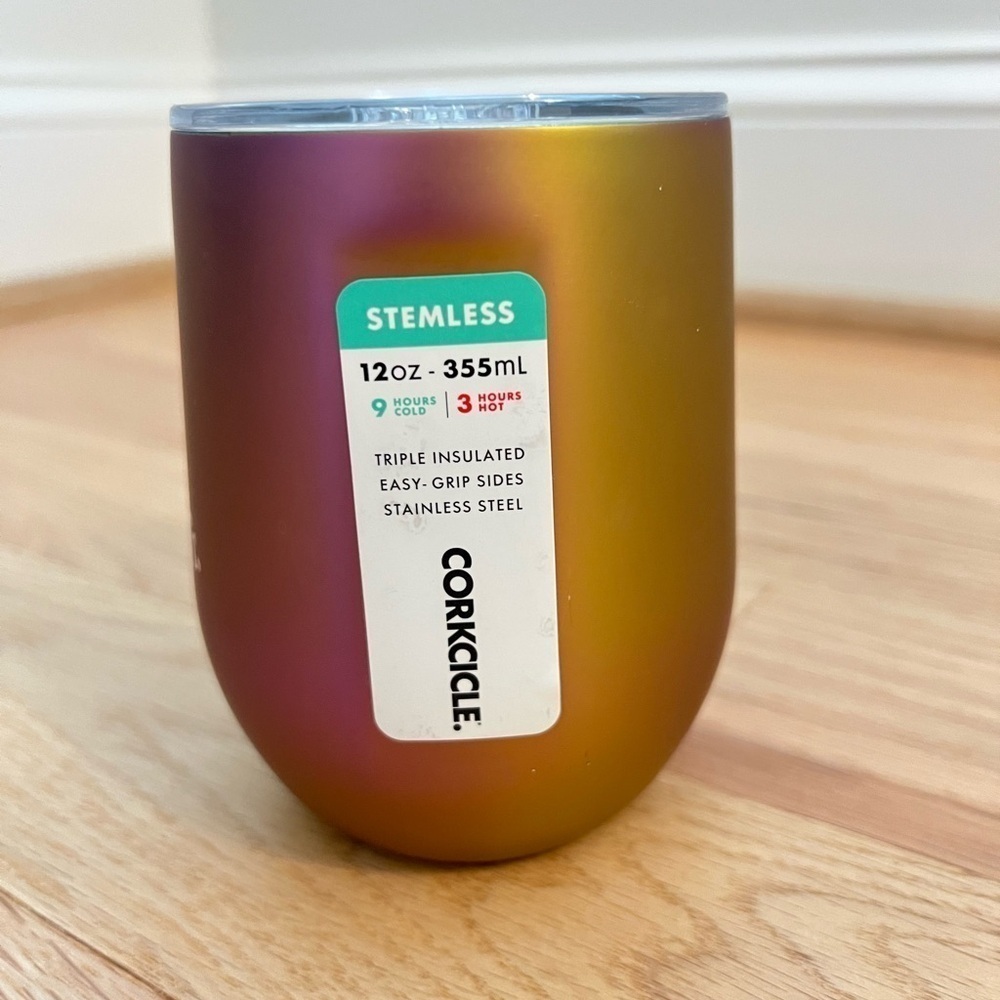 NWT Corksicle Stemless Wine Glass | Pinehurst Resort - Picture 2 of 5